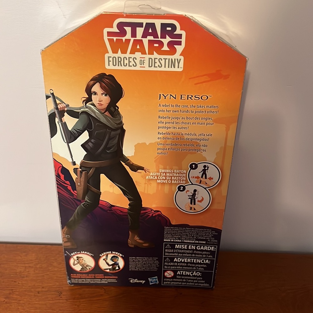 Star Wars Forces of Destiny. Jyn Erso. New - Picture 5 of 6